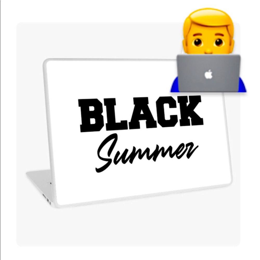 Black Summer- computer sticker